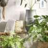 Mica Decorations Avalon Mand voor Planten - Set van 3 - H31 x 30 cm - Zeegras - Lichtbruin