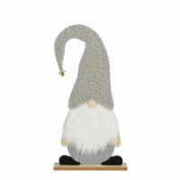 House of Seasons Gnome grey kerst - l26xw6xh51,5cm