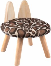 Kruk / stoel voor kinderen in de vorm van een luipaard / panter dieren - kindvriendelijk