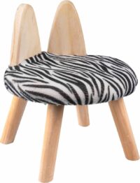 Kruk / stoel voor kinderen in de vorm van een zebra - dieren - kindvriendelijk