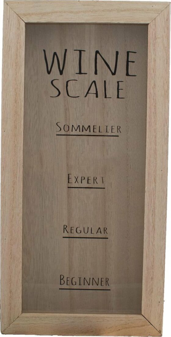Wijn kurken meter | Glas Hout 30 cm