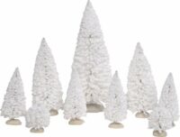 Luville - White Tree Set of 9 - Kersthuisjes & Kerstdorpen